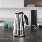 Xavax Barista moka kanvička (koťogo), 4 šálky, 200 ml, ušľachtilá oceľ, strieborná