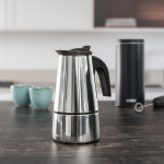 Xavax Barista moka kanvička (koťogo), 4 šálky, 200 ml, ušľachtilá oceľ, strieborná