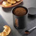 Xavax Barista dóza na 500 g zrnkovej kávy, alebo 700 g mletej kávy, vzduchotesná, matná čierna