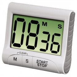 Countdown Kitchen Timer, digital, white