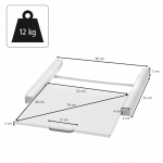 Stacking Kit for Washing Machines/Dryers with Sliding Plate Stacking Kit for Washing Machines/Dryers with Sliding Plate