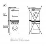 Stacking Kit for Washing Machines/Dryers with Sliding Plate Stacking Kit for Washing Machines/Dryers with Sliding Plate