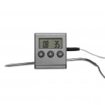 Digital Meat Thermometer with Timer, cable sensor
