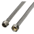 Xavax Reinforced Water Supply Hose Extension, 0,5 m, 1 piece/poly bag