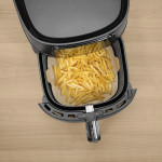 Protective insert for hot air fryers, non-stick, can be cut to size, square