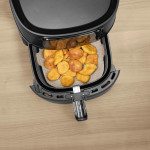 Protective insert for hot air fryers, non-stick, can be cut to size, square