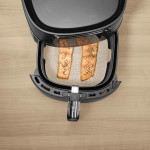 Protective insert for hot air fryers, non-stick, can be cut to size, square