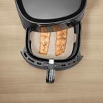 Protective insert for hot air fryers, non-stick, can be cut to size, square