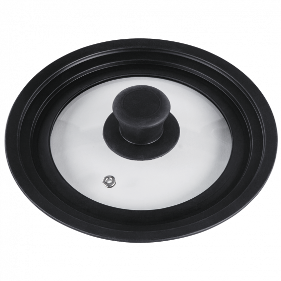 Universal Lid with Steam Vent for Pots and Pans, 16, 18, 20 cm, glass