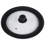 Universal Lid with Steam Vent for Pots and Pans, 24, 26, 28 cm, glass
