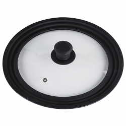 Universal Lid with Steam Vent for Pots and Pans, 24, 26, 28 cm, glass