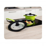 Universal Lid with Steam Vent for Pots and Pans, 24, 26, 28 cm, glass
