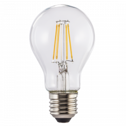 Xavax LED Filament žiarovka, E27, 806 lm (nahrádza 60 W), teplá biela, vhodná pre stmievače, číra