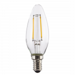 Xavax LED Filament žiarovka, E14, 250 lm (nahrádza 25 W), sviečka, teplá biela, číra