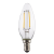 Xavax LED Filament žiarovka, E14, 250 lm (nahrádza 25 W), sviečka, teplá biela, číra