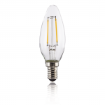 Xavax LED Filament žiarovka, E14, 250 lm (nahrádza 25 W), sviečka, teplá biela, číra