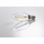 Xavax LED Filament žiarovka, E14, 250 lm (nahrádza 25 W), sviečka, teplá biela, číra