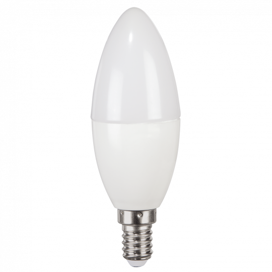 Xavax LED žiarovka, E14, 470 lm (nahrádza 40 W), tvar sviečky, teplá biela