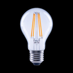 Xavax LED Filament žiarovka, E27, 806 lm (nahrádza 60 W), teplá biela, číra, 2 ks v škatuľke