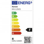 Xavax LED žiarovka, E27, 806 lm, reflektorová, typ R63, tep