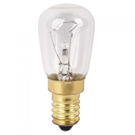 Oven Light, 40 W, Heat-resistant to 300°, E14, Pear Shape, clear