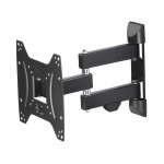 FULLMOTION TV Wall Bracket, 1 star, 200x200, 122 cm (48), 2 arms, black