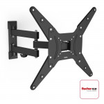 FULLMOTION TV Wall Bracket, 1 star, 400x400, 165 cm (65), 2 arms, black