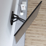 FULLMOTION TV Wall Bracket, 213 cm (84), scissor arms, black FULLMOTION TV Wall Bracket, 213 cm (84), scissor arms, black
