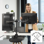 Stolný držiak pre dva monitory 32 Standard, 2 ramená