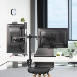 Stolný držiak pre dva monitory 32 Standard, 2 ramená