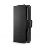Eco Universal puzdro‑knižka na mobil, pre zariadenia do 7,5x15,3 cm, čierne