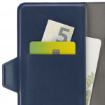 Eco Universal, puzdro-knižka na mobil, pre zariadenia do 7,5x15,3 cm, modré