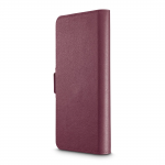 Eco Universal, puzdro-knižka na mobil, pre zariadenia do 8x17 cm, červené