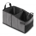 Organizér na rôzne drobnosti, na zadné sedadlo auta, polyester, šedý/čierny