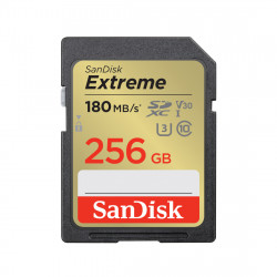 SDXC Extreme 256GB (180/130 MB/s R/W) + 1 year RescuePRO Deluxe