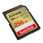 SDXC Extreme 256GB (180/130 MB/s R/W) + 1 year RescuePRO Deluxe SDXC Extreme 256GB (180/130 MB/s R/W) + 1 year RescuePRO Deluxe