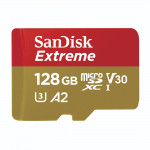 MicroSDXC Extreme 128GB (R190MB/s) + Adapter, + 1 year RescuePRO Deluxe