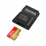 MicroSDXC Extreme 128GB (R190MB/s) + Adapter, + 1 year RescuePRO Deluxe