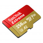 MicroSDXC Extreme 256GB (R190MB/s) + Adapter + 1 year RescuePRO Deluxe