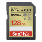 SDXC Extreme PLUS 128GB (R190MB/s) + 2 years RescuePRO Deluxe