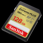 SDXC Extreme PLUS 128GB (R190MB/s) + 2 years RescuePRO Deluxe