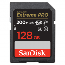 SDXC Extreme PRO 128GB (R200MB/s) + 2 years RescuePRO Deluxe