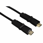 High Speed HDMI™ Cable, plug - plug, rotation, gold-pl., Ethernet, 3.0 m High Speed HDMI™ Cable, plug - plug, rotation, gold-pl., Ethernet, 3.0 m