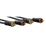Audio Cable, 2 RCA plugs - 2 RCA plugs, gold-plated, 1.5 m Audio Cable, 2 RCA plugs - 2 RCA plugs, gold-plated, 1.5 m