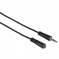 Audio Extension Cable, 3.5 mm jack plug - socket, stereo, 1.5 m