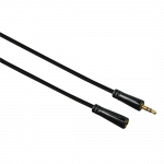 Audio Extension Cable, 3.5 mm jack plug - socket, stereo, gold-pl., 3.0 m