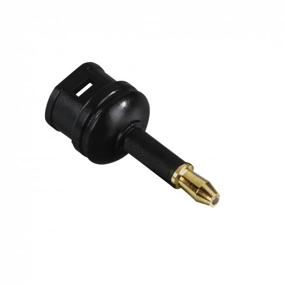 ODT Adapter, Toslink socket - 3.5 mm optical plug, gold-plated