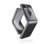 Ochranný kryt Always Clear pre Galaxy Z Flip6/Z Flip7 FE, priehľadný