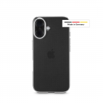 Ochranný kryt na mobil Always Clear pre Apple iPhone 16, priehľadný