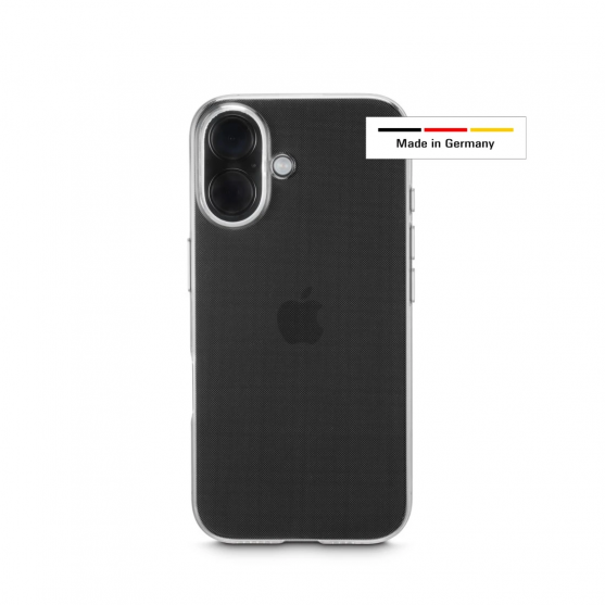 Ochranný kryt na mobil Always Clear pre Apple iPhone 16, priehľadný